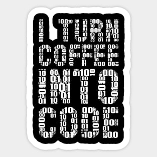 funny saying motivational quote for programer Turn Coffee Into Code Sticker